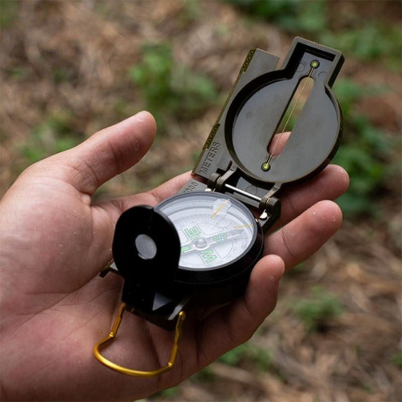 Multifunctional Compasses Phosphorescent Lensatic Compasses Portability Compasses for Survival Training
