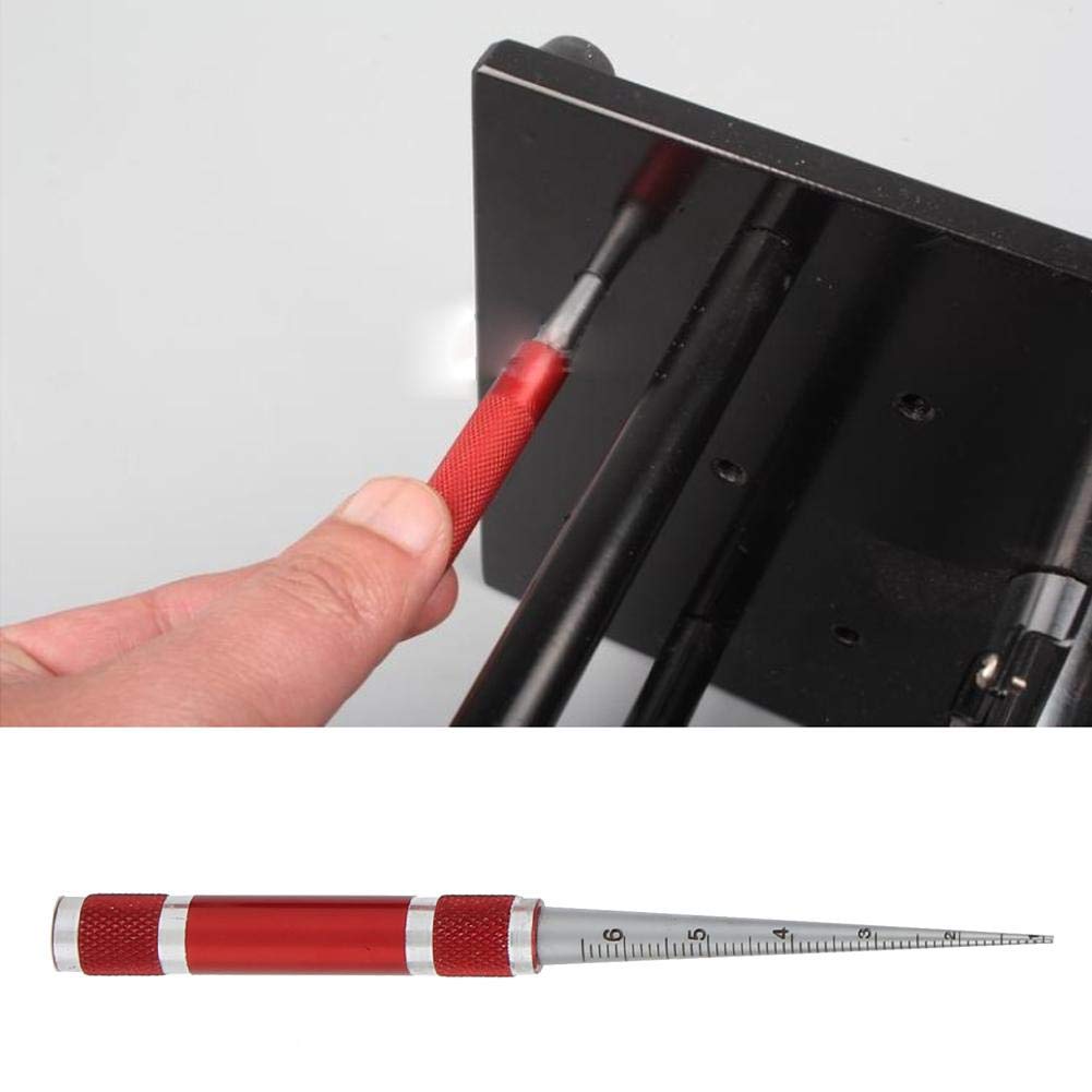 

Hole Tapered Ruler, Taper Aperture Gauge, Easy Operation 0.1mm Accuracy Stainless Steel for Plastic Tubes Thin-Walled Parts DIY Equipment DIY
