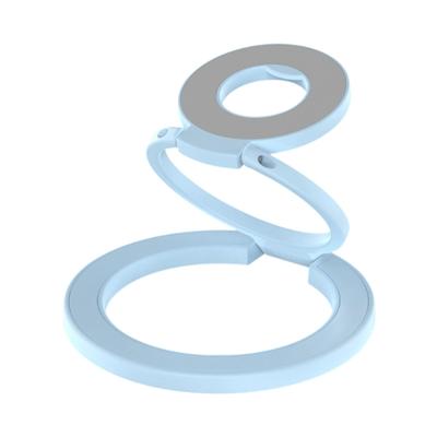 Faltbarer Doppelkreis-Handyhalter mit magnetischer Haftung und 360°-Drehung für optimalen Betrachtungswinkel