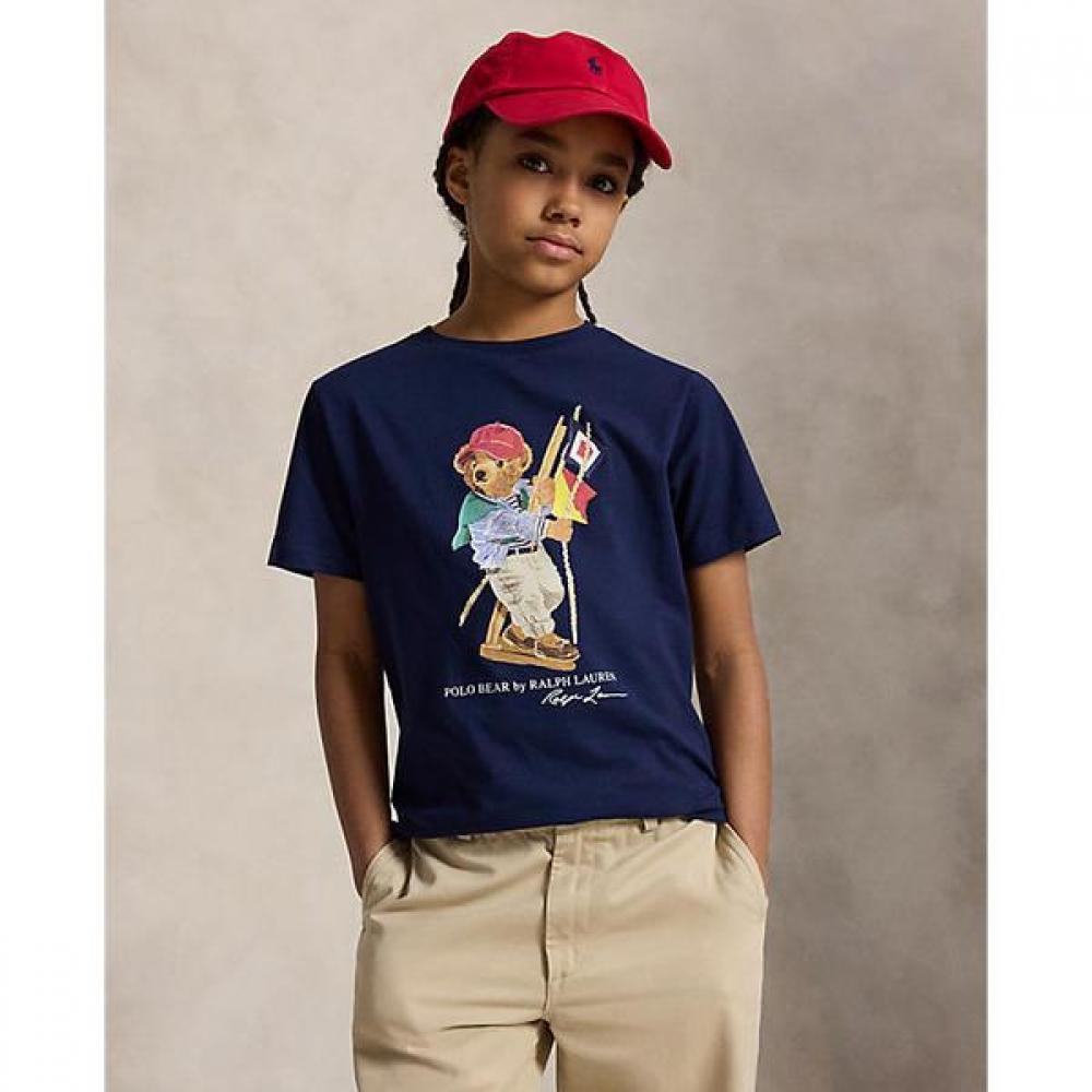 Polo Ralph Lauren Boys 8 18 Polo Bear Cotton Tee Cwpotshy8021268410 S