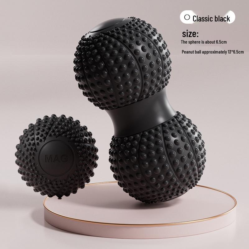 Peanut Fascia Ball: Foot, Lumbar & Neck Massage for Muscle Relaxation and Yoga Fitness.