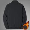 Plus Size Thickened Warm Middle-aged And Elderly Coat Men's Winter Stand-up Collar Coat Jacket Business Casual Loose Jacket