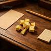 PLA Game Dice 7Pcs 3D Printed Cheese Set, D4/6/8/10/12/20 Multi-side Gaming Dice, Role Playing Polyhedral for Family Night Party Board Collection Set