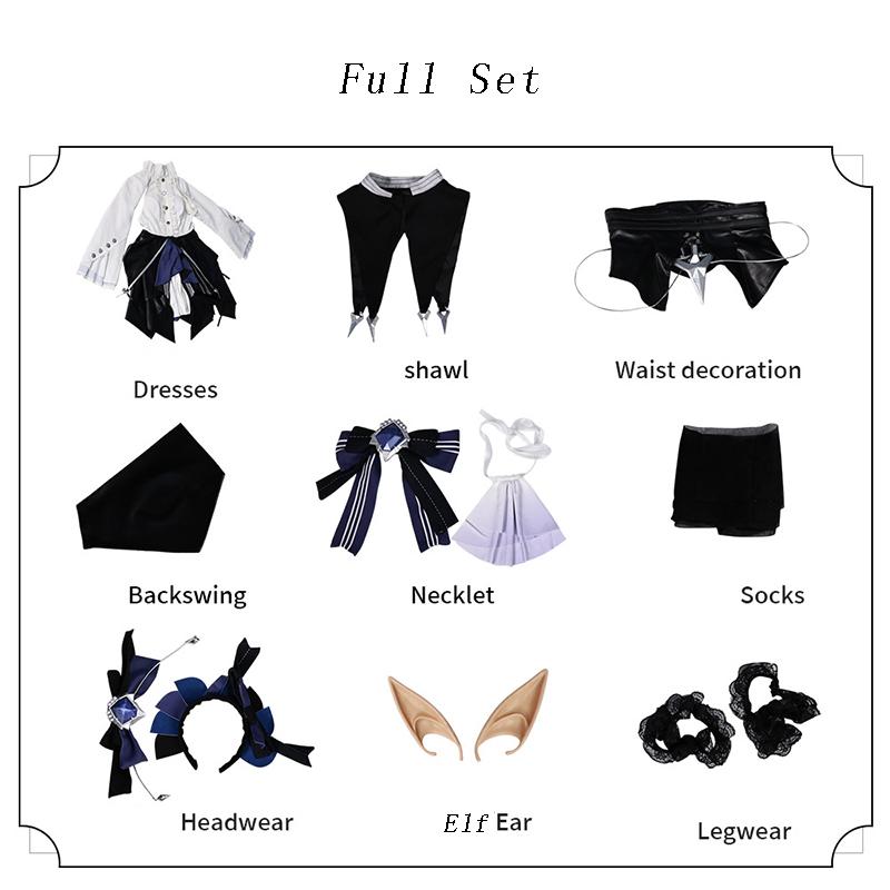 Game Zenless Zone Zero Vivian Cosplay Costume Mockingbird Member Agent Uniform Halloween Cosplay Party Outfit