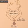 2pcs/set Crystal Sun Pendant Necklaces for Women Girls Starfish Choker Necklace Chain Party Holiday Jewelry Gifts