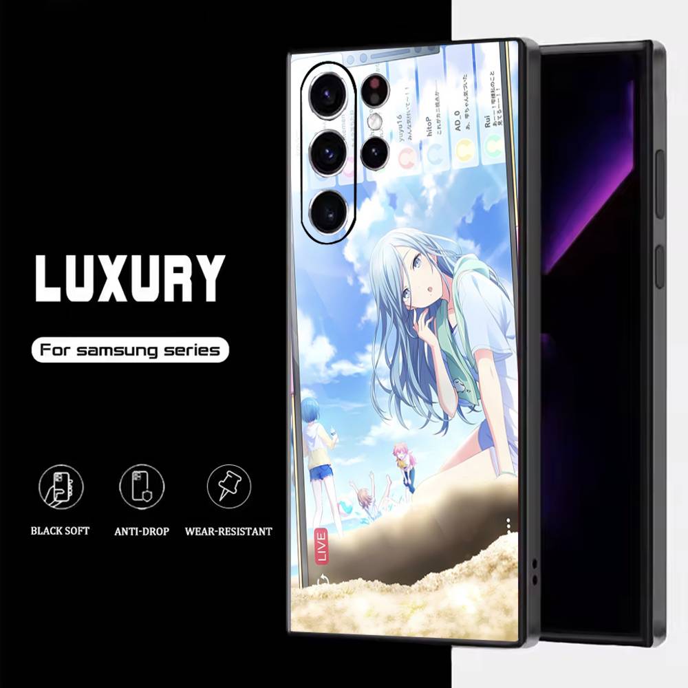 

Чехол для телефона H-Hinomori S-Shizuku для Samsung S25, S24, S23, S22, S21, S20, S10, Ultra, Plus, Lite, FE, Мягкий силиконовый черный чехол SamsungS235G