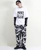 Deumakeu Camo Wide One-Pleat Sweatpants Black
