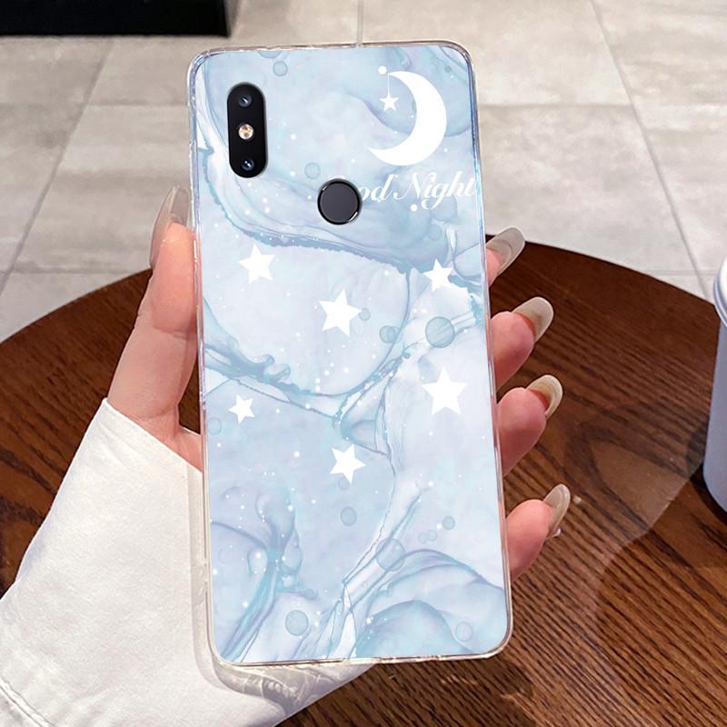 Jelly Casing For Xiaomi Mi Mix 2s Fundas Protective Coque Clear Silicone Soft TPU Back Cover Cute Rabbit Cat Dinasaur Phone Case