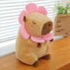 Sunflower Capybara Plush Toy Cartoon Stuffed Animal Doll Decoration Kids Gift