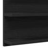 Bathroom Mirror Cabinet Black Oak 90 X 11 X 45 Cm Wood Based Panel