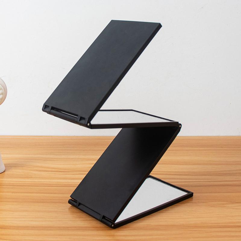 4 Way Mirror Multi Angle Desktop Portable Foldable Makeup Mirror For Self Hair Cutting Glass Makeup Mirror Beauty Tools