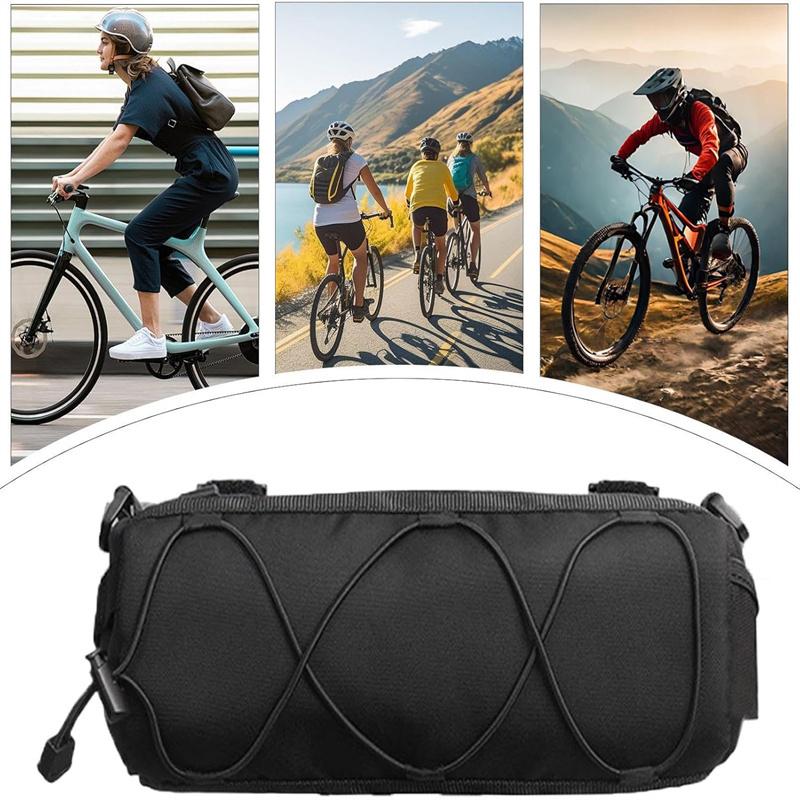 Bike Bag Portable Handlebar Pannier Multi-Purpose Waterproof Backpack Road Cycling Frame Tube Bag Elastic Band