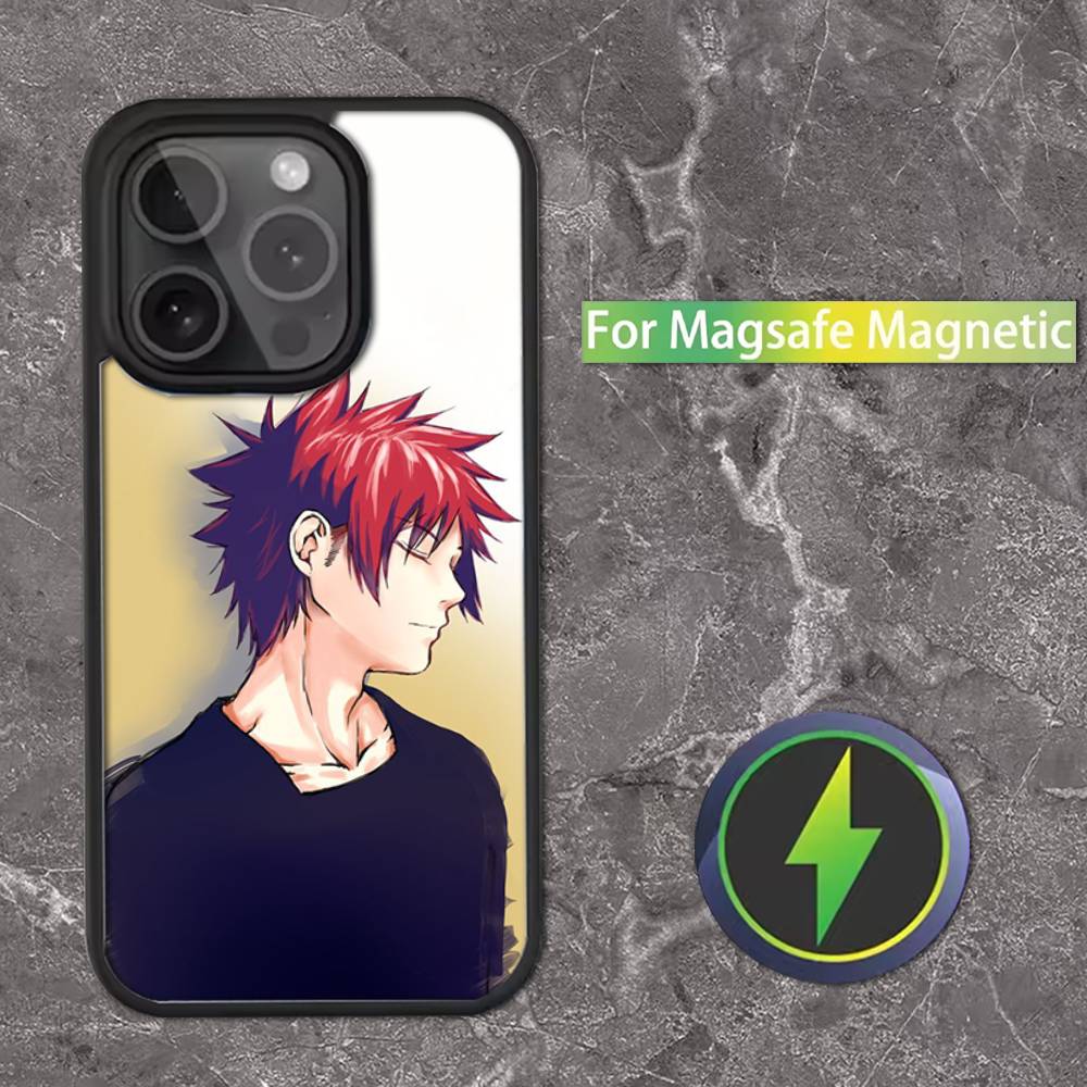 S-Shokugeki no S-Souma Phone Case For iPhone 17,16,15,14,13,12,11,Pro,Max,Plus,Mini,SE Magsafe Magnetic Wireless Charging