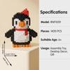 Red Penguin Building Blocks: Educational Toy for Cross-Border Animal Series Puzzles