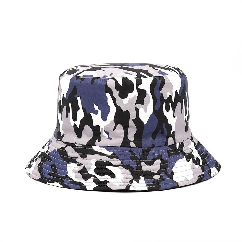 Fashion Women Men Camouflage Bucket Hat Outdoor Sports Travel Beach Caps Fishermen Cap Sun Hats For Women Men