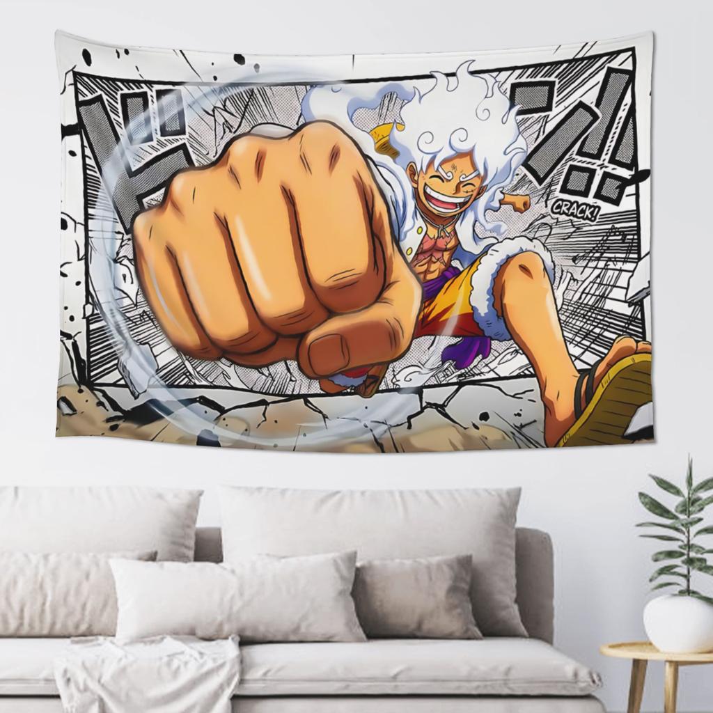 Cutecore Anime One Pieces Tapestry Bedroom Decoration Wall Hanging Blanket Tapestry Cool Stuff For Room