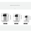 15G 30G 50G Cosmetic Jar Acrylic Cream Refillable Cans Vacuum Bottle Press Style Cream Jar Vials Airless Cosmetic Container