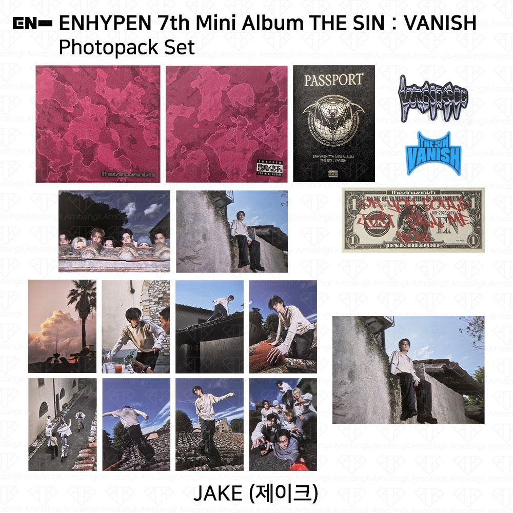 ENHYPEN Das 7. Mini-Album THE SIN:VANISH Digipack-Version. Fotokarte KPOP K-POP