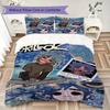 Gorillaz Pattern Bedding uilt Set uilt Cover Pillowcase Home Decoration Birthday Gift (1 * duvet cover + 2 * pillowcase without core)