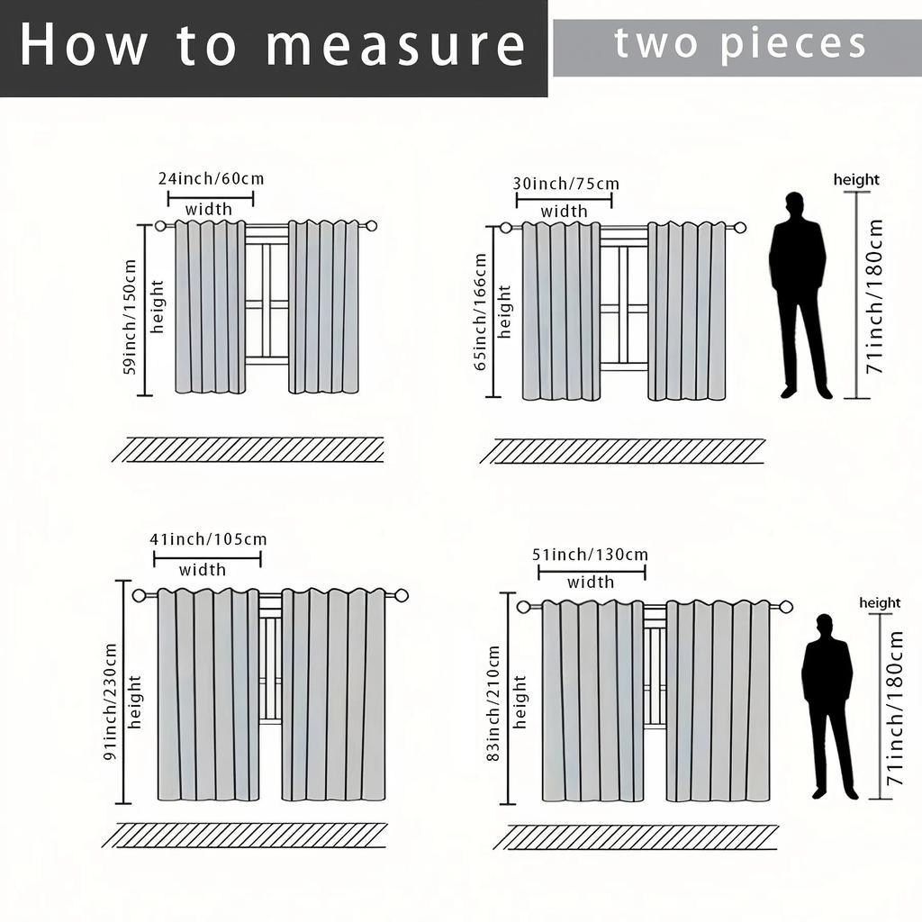 2pcs Romantic Wedding Hand & Gazebo Curtains Perfect for Bridal/Anniversary Window Decor Rod Pocket Curtains