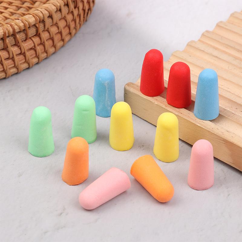 10 Pairs Sponge Earplugs Noise Canceling Sleep Earplugs Noise-Isolating Earplugs Dust Resistant Abrasion Resistant Flexible Work