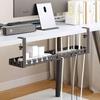 No Drilling Under Desk Cable Management Tray Sturdy Cable Tray Power Strip Cord Holder  Office