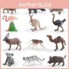 Natural Animal Pvc Figurines Collection With Realistic Design For Educational Display And Gift
