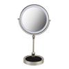 9inch Folding Makeup Mirror Portable Magnifying Makeup Mirror Double Sided LED Light Makeup Mirror For Travel