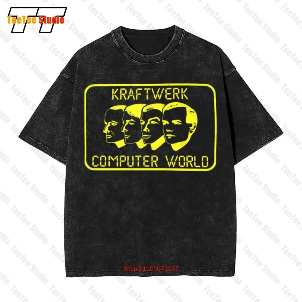 S Kraftwerk Computer World Black Cotton Vintage Oversized TShirt HT S