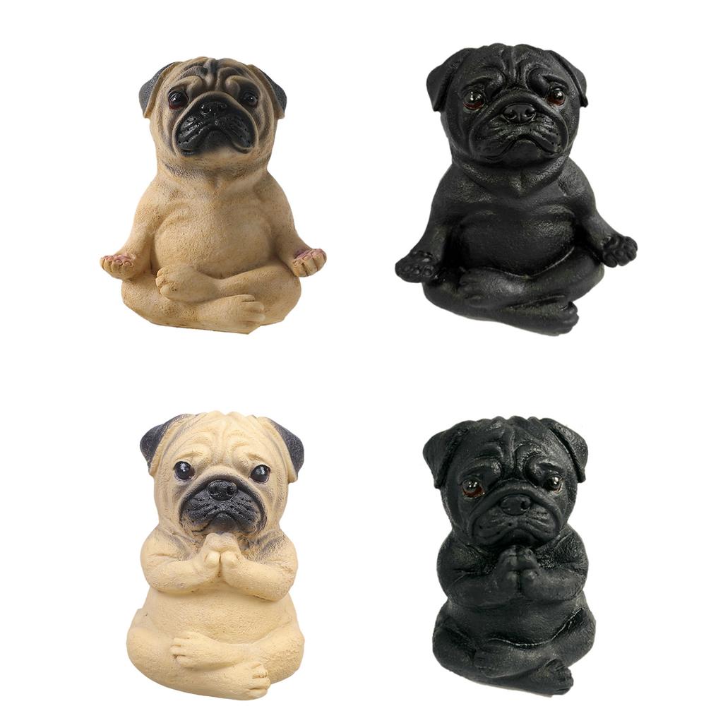 Squisito Ornamento in Resina Cane Yoga Porta Serenità all'Arredamento della Tua Casa Decorazione per Camera da Letto Bambini Ragazze Ragazzi Dormitorio