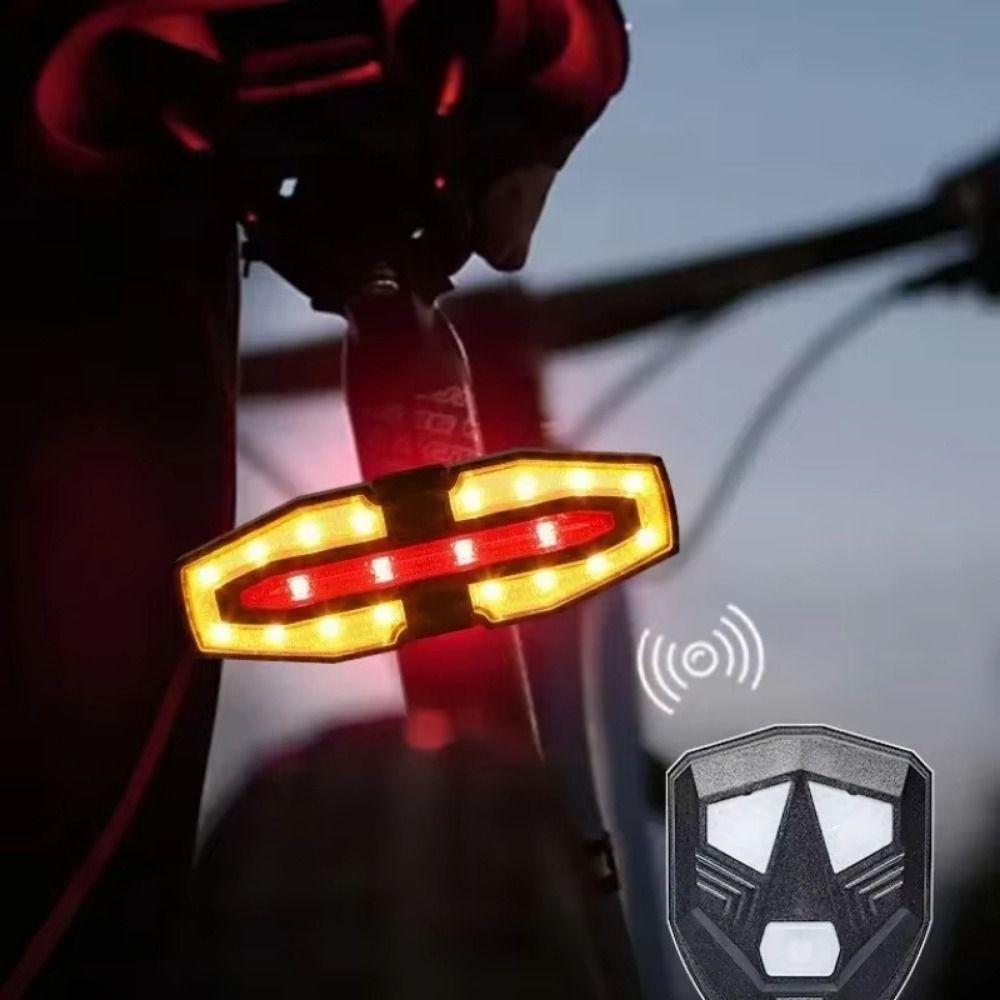 With Turn Signals Handlebar Tail Light Wear-resistant Bike Flashlight Handlebar Light