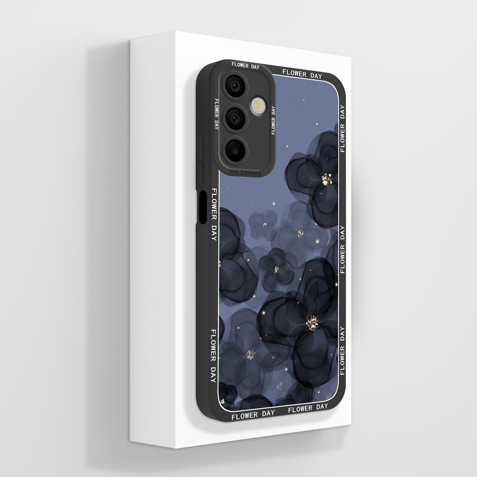 Case For Samsung A15 A 15 Cute Panda Soft Cover For Galaxy A15 Phone Cases Anti Drop Liquid Silicone High Quality Back Protector