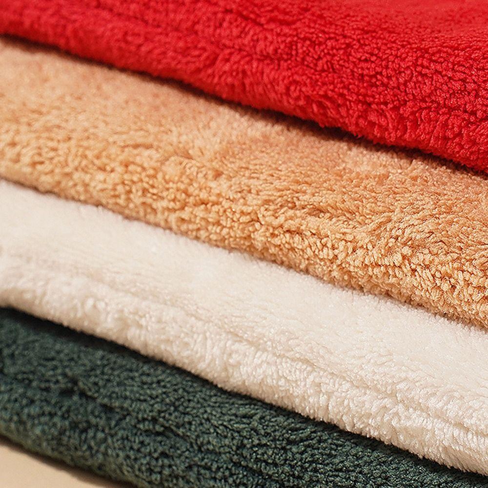 Coral Velvet Christmas Hand Towel Cartoon Children's Handkerchief Bathroom Kitchen Cleaning