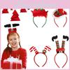 Adorable Christmas Party Headband For All Ages Featuring Santa And Christmas Tree Themes