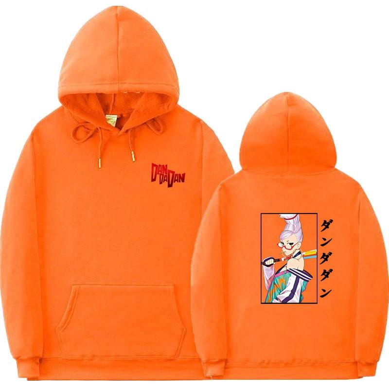 Anime-Inspired Oversized Hoodie With Ribbed Hem Unisex Sweatshirt Fall Casual Wear