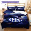 Inter Milan logo  Pattern Bedding Quilt Set Quilt Cover Pillowcase Home Decoration Birthday Gift (1 * duvet cover + 2 * pillowcase, without core)