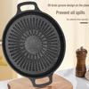 Maifan Stone BBQ Tray: Non-Stick Teppanyaki Grill Pan for Korean BBQ Pot, Induction Cooker, Outdoor Roasting.