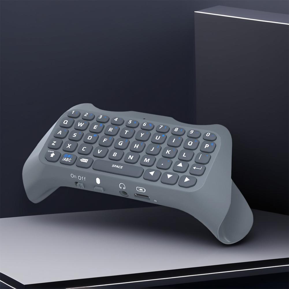 Wireless Keyboard Controller Bluetooth-Compatible 3.0 Built-In Speaker Wireless Gaming Keypad Handle for PS5 Gamepad Controller