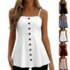 Women's Fashionable Button-down Sleeveless Vest Top