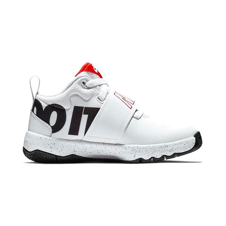 Nike Team Hustle D 8 JDI Slip Resistant Cushioning Abrasion Resistant Low top Performance Basketball Shoes Gray Black AQ9976-100