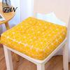 Soft High-elastic PP Cotton Office Chair Pad Modern Stylish Cushion, Ultra Square Geometric or Cushion for Kitchen Chairs Plant Prints, 15.75"x15.75"