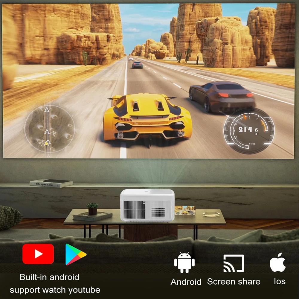 2025 Vivicine K6 Full HD projektor WiFi Android Smart přenosný mini projektor
