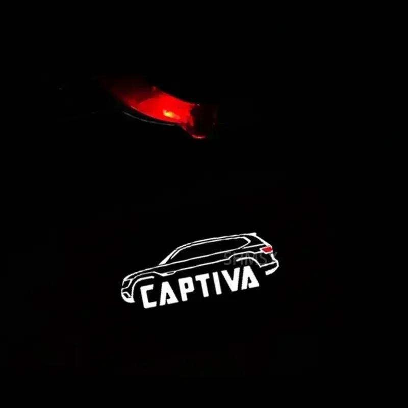 Led Car Door Light Logo Laser Projector Welcome Lamp Welcome Light For Chevrolet Captiva 2007-2018 Auto Styling Accessories