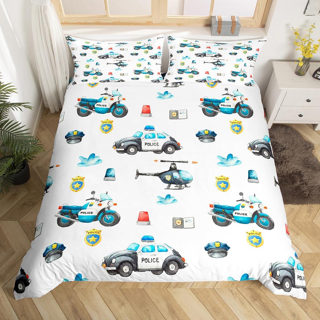Comforter Homewish Tractor Machinery Truck Yellow Construction Vehicle Bedding Setteens Boys Girls Bed Set