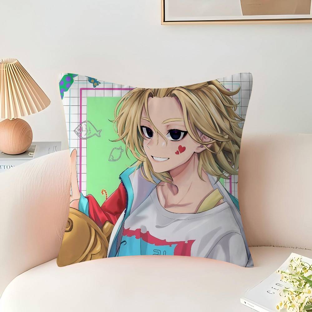 

Манджиро Сано Наволочка для подушки Наволочка Обивка Диванная подушка Домашний декор Наволочка 16x16Inch