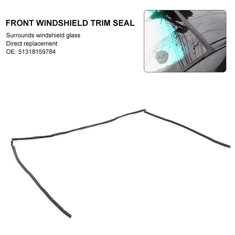 Car Wiper Windshield Panel Moulding Trim Seal Strip Front Glass 51318159784 For BMW 5 series E39 1997- 2002 2003 Auto Seals