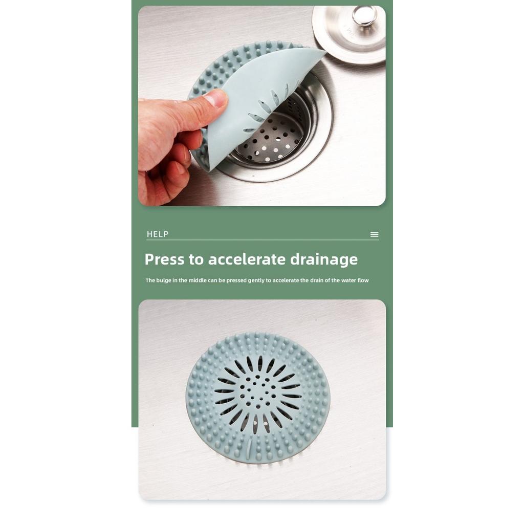 Ensemble de filtres à cheveux anti-colmatage - convient aux filtres d'évier dans les salles de bain et les cuisines de camping-car, facile à utiliser et à nettoyer, conception multicouche, ajustement plus serré
