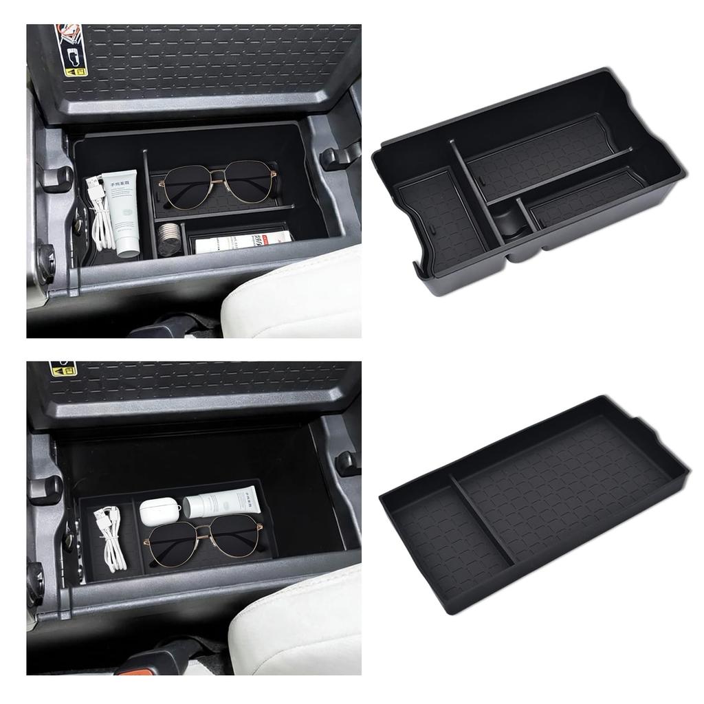 Toyota RAV4 60 Series Drive Only Center Console Tray Interior Mat Set Soft (2026) Right-Hand + Anti-Slip (with Brush)