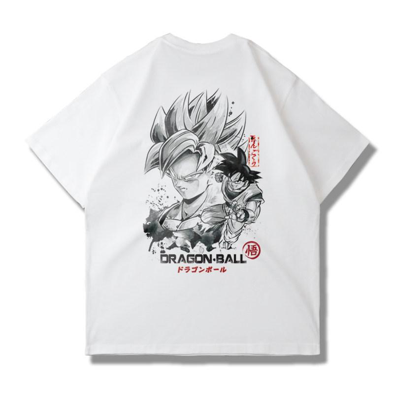 Seven Dragon Ball Super Z Mens and Womens Shortsleeved Tshirts Featuring Goku Gohan Broly and Beegita