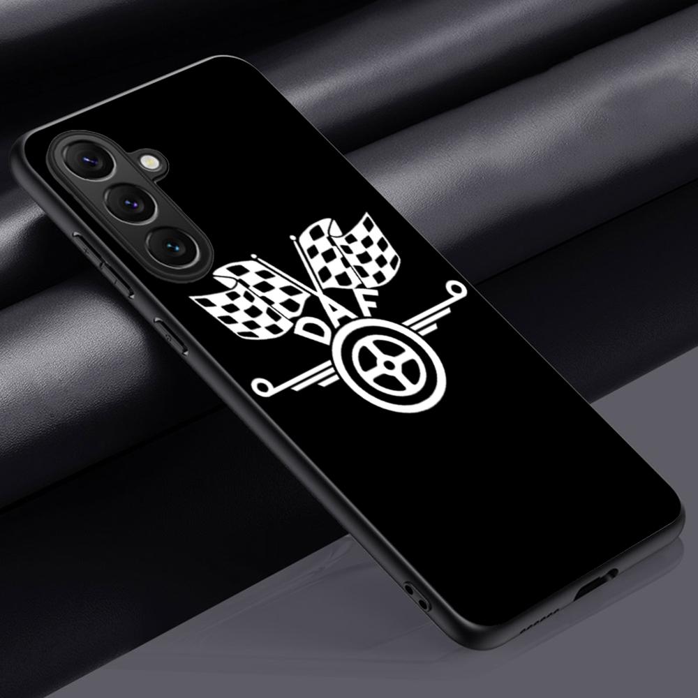 D-dafs Logo Car Logo Fashion Pattern Phone Case For Samsung Galaxy S26 S25 S24 S23 S22 S21 Plus Ultra Note20 Soft Black
